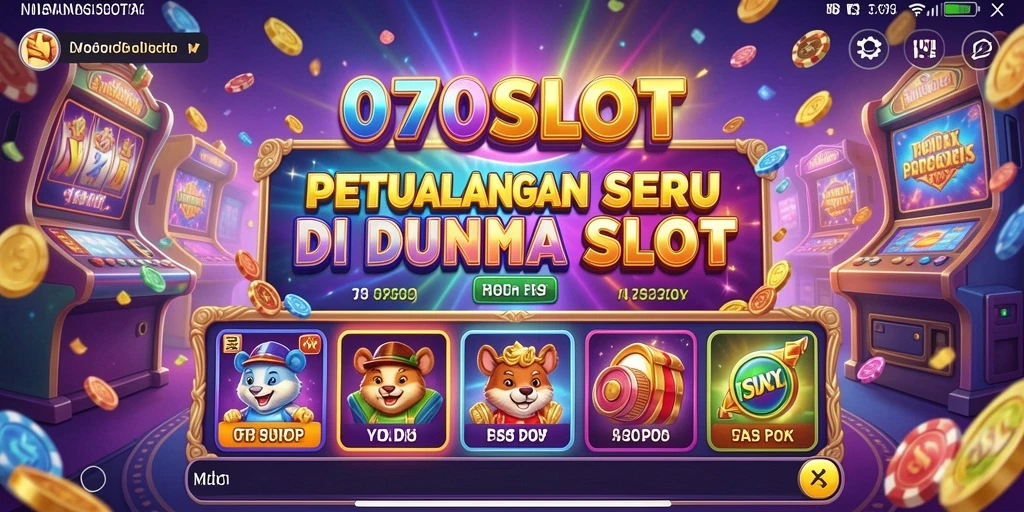 Tampilan gameplay menarik dari 070SLOT dengan elemen petualangan.
