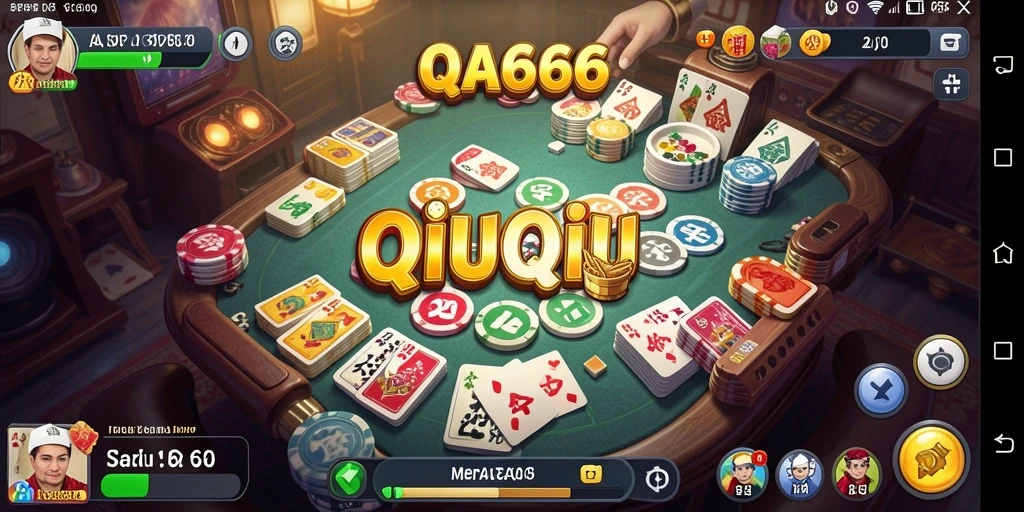 Tampilan gameplay QiuQiu yang menarik dan menantang.