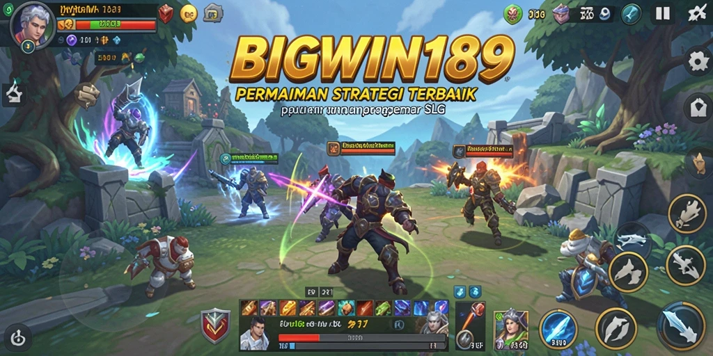 Screenshot gameplay BIGWIN189 menampilkan strategi mendebarkan dalam membangun kerajaan.