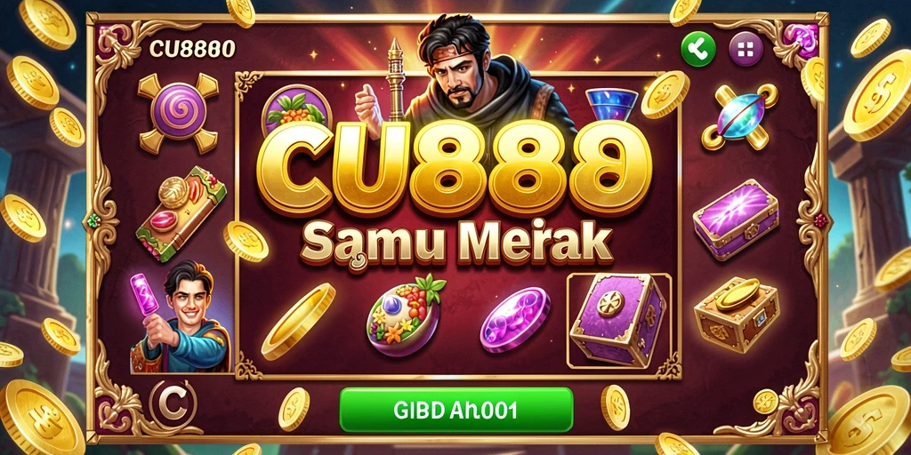 Tampilan menawan dari gameplay Slot di CU888 menunjukkan keseruan permainan.