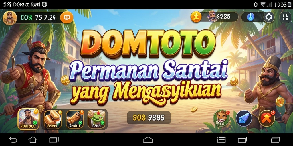 Tampilan menarik dari gameplay <strong>DOMTOTO</strong> yang menyenangkan.