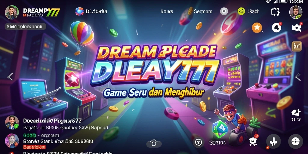 Tampilan gameplay Arcade yang seru dan menarik di DREAMPLAY77.