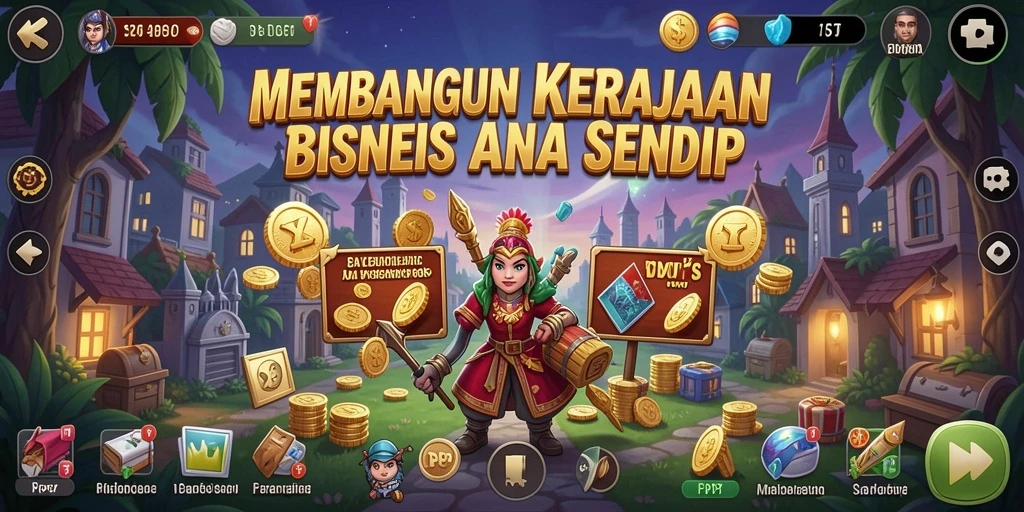 Tampilan screenshot dalam game PP7 menampilkan momen seru dari gameplay Tycoon.