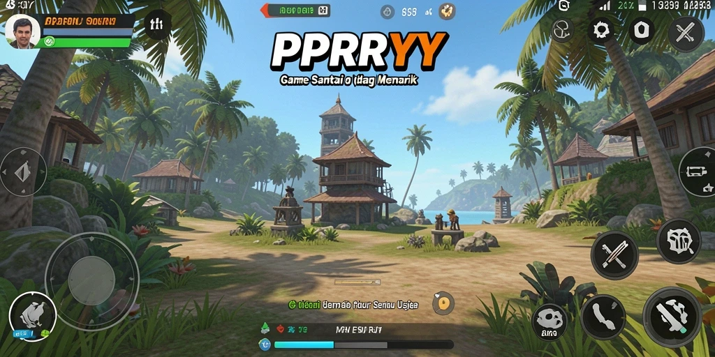 Tampilan gameplay PPRRYY yang ceria dan menarik.