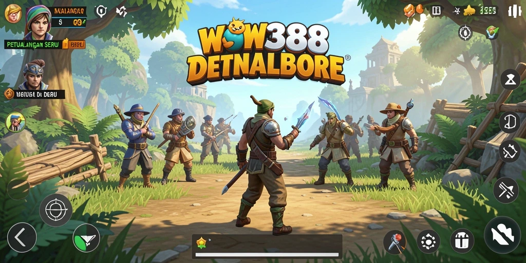 Tangkapan layar menampilkan gameplay seru dan eksplorasi dunia terbuka.