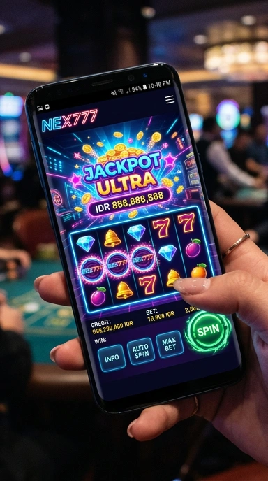 Tampilan antarmuka pengguna nex777 yang intuitif.